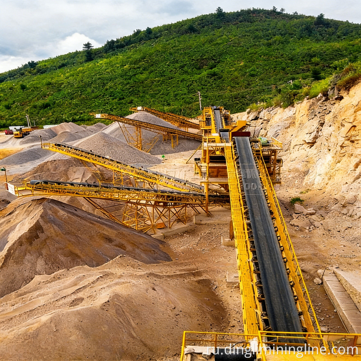 Sand Gravel Forming Processing Line